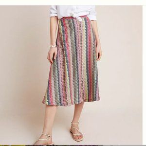 Anthropologie Maeve Arely Knit Midi Skirt NWOT Size XXS